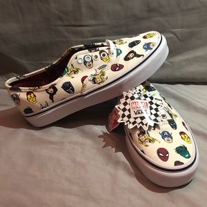 Authentic Marvel Head Vans.